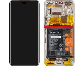 Honor Magic 6 Pro LCD displej dotykové sklo originální + baterie (Service Pack) gold