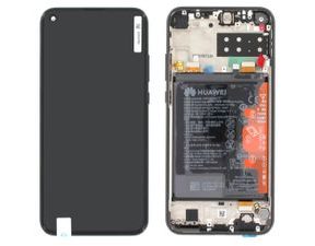 Huawei P40 Lite E LCD displej dotykové sklo včetně rámečku a baterie (Service Pack) Black