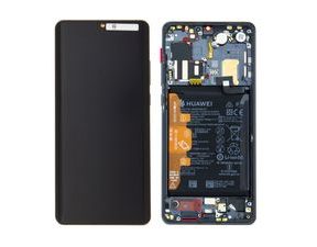 Huawei P30 Pro LCD displej dotykové sklo komplet přední panel včetně rámečku Black (Service Pack)