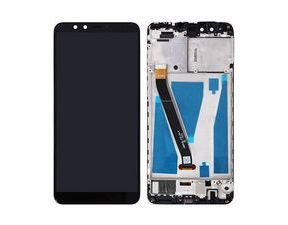 Huawei Y9 2018 LCD displej dotykové sklo černé komplet přední panel včetně rámečku