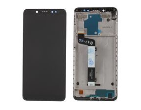 Xiaomi Redmi Note 5 LCD displej dotykové sklo černé komplet přední panel včetně rámečku