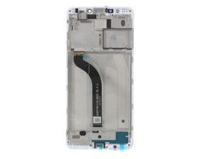 Xiaomi Redmi 5 LCD displej dotykové sklo bílé komplet přední panel včetně rámečku