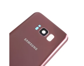 Samsung Galaxy S8 zadní kryt baterie osazený včetně krytky čočky fotoaparátu růžový G950F