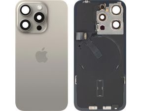 Zadní kryt baterie iPhone 15 Pro (originální PULL) Přírodní Titan