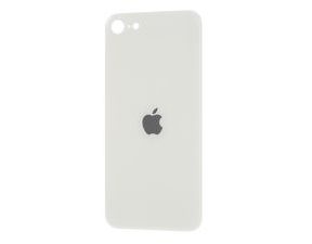 Apple iPhone SE 2. generace zadní skleněný kryt baterie bílý se zvětšeným otvorem na zadní fotoaparát