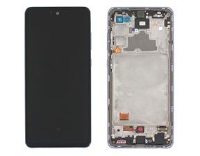 Samsung Galaxy A72 LCD displej dotykové sklo A725/A726 Fialové (Service Pack)