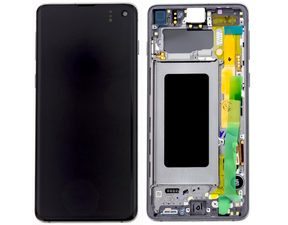 Samsung Galaxy S10 LCD displej Amoled včetně rámu G973 (Service Pack) černý