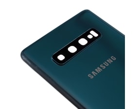 Samsung Galaxy S10 zadní kryt baterie osázený včetně krytky fotoaparátu zelený G973