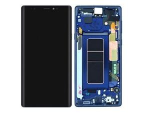 Samsung Galaxy Note 9 LCD Amoled displej Originál komplet přední panel modrý včetně rámečku N960 (Service Pack)