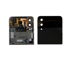 Samsung Galaxy Z Flip 4 F721 LCD displej dotykové sklo zadní kryt černý (SWAP)