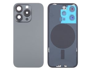 Zadní kryt baterie pro iPhone 16 Pro Max (černý titan)