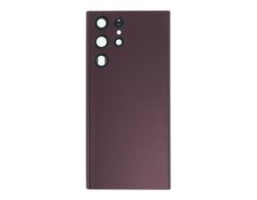 Samsung Galaxy S22 Ultra 5G Zadní kryt baterie burgundy S908 včetně krytky čočky fotoaparátu