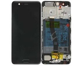 Huawei P10 LCD touch screen digitizer with frame Black (Service Pack)