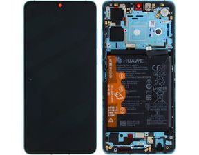 Huawei P30 LCD OLED Display dotykové sklo Aurora Blue (Service Pack)