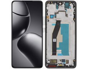 Xiaomi 14T LCD displej dotykové sklo včetně rámečku originální (Service Pack) Titan Black
