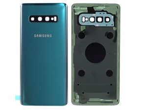 Samsung Galaxy S10 zadní kryt baterie osázený včetně krytky fotoaparátu zelený G973