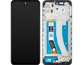 Motorola Moto G32 LCD Display Touch Glass with Frame (Service Pack) Mineral Grey