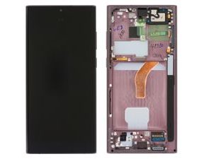 Samsung Galaxy S22 Ultra 5G LCD displej dotykové sklo S908 (Service Pack) Burgundy