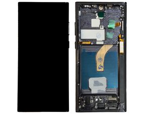 Samsung Galaxy S22 Ultra S908B LCD Display Touch Glass (A+ OLED with Frame) Black