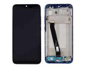 Xiaomi Redmi 7 LCD displej dotykové sklo přední panel včetně rámečku modrá