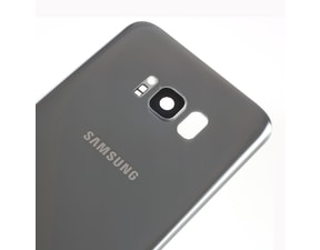 Samsung Galaxy S8 Plus zadní kryt baterie osazený včetně krytky fotoaparátu stříbrný G955F