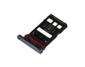 Šuplík Huawei Mate 20 Pro slot na SIM SD kartu modrý