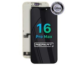 LCD displej iPhone 16 Pro Max + dotykové sklo (120 Hz FHD Soft-OLED REPART ULTRA)
