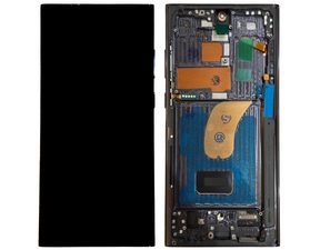 Samsung Galaxy S23 Ultra S918B LCD displej dotykové sklo (1:1 OLED včetně rámečku) Black