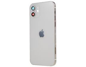 Zadní kryt baterie Apple iPhone 12 bílý včetně rámečku