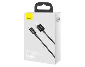 Kabel Baseus Superior Series Cable USB to Lightning 2.4A 1m černý