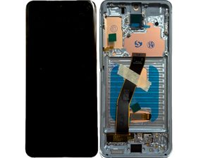 Samsung Galaxy S20 G980 LCD displej dotykové sklo (A+ OLED včetně rámečku) Cloud Blue