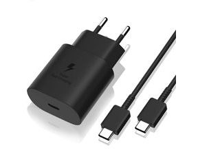 Nabíjecí adaptér Samsung EP-TA800B + kabel DA705BBE 25W 3A USB-C (Black)