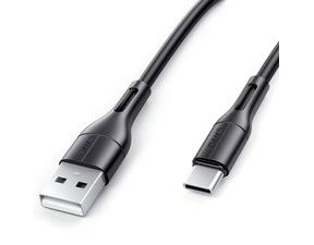 USAMS U68 datový a nabíjecí USB-C kabel 2A černý