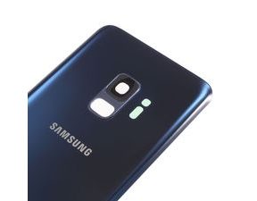 Samsung Galaxy S9 zadní kryt baterie osazený včetně krytky čočky fotoaparátu modrý G960