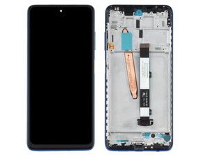 Xiaomi POCO X3 LCD displej dotykové sklo komplet včetně rámečku modrý