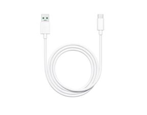 DL129 Realme USB-C Datový Kabel Fast Charge 65W 1m White