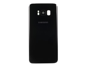 Samsung Galaxy S8 zadní kryt baterie osazený včetně krytky čočky fotoaparátu černý G950F