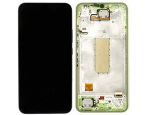 Samsung Galaxy A34 5G A346 LCD displej dotykové sklo včetně rámečku (Service Pack) green