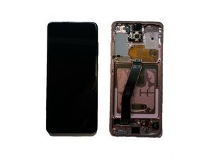 Samsung Galaxy S20 LCD displej zánovní komplet originál včetně rámečku G980 (SWAP)