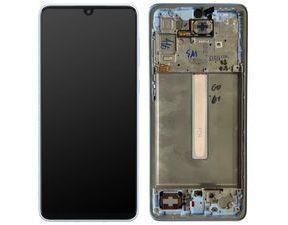 Samsung Galaxy A33 5G LCD displej dotykové sklo včetně rámečku A336 (Service Pack) modrý