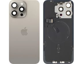 Zadný kryt batérie iPhone 15 Pro Max (originálny PULL) Prírodný titán