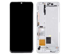 Xiaomi Mi Note 10 / Mi Note 10 lite / Mi Note 10 PRO LCD displej dotykové sklo včetně rámečku bílý