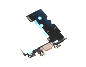 Apple iPhone 8 dock konektor nabíjania napájací flex lightning port slúchadlá zlatý