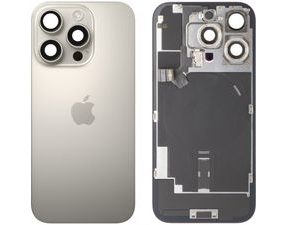 Zadní kryt baterie iPhone 16 Pro (originální PULL) Přírodní Titan