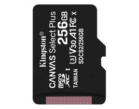Paměťová karta microSDXC Kingston Canvas Select Plus 256GB, Class 10 / UHS-1 U1
