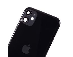 Apple iPhone 11 zadní kryt baterie černý včetně středního rámečku 6.1"