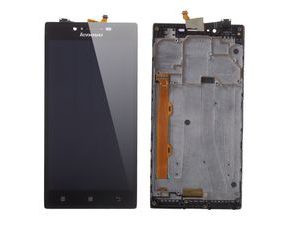 Lenovo P70 LCD displej dotykové sklo komplet přední panel včetně rámečku