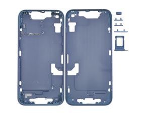 Středový rám iPhone 14 střední rámeček kryt modrý