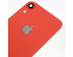 Apple iPhone XR zadní kryt baterie včetně krytky čočky fotoaparátu korálově oranžová