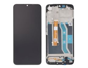 Realme C21Y LCD displej dotykové sklo (včetně rámečku) RMX3261/RMX3263